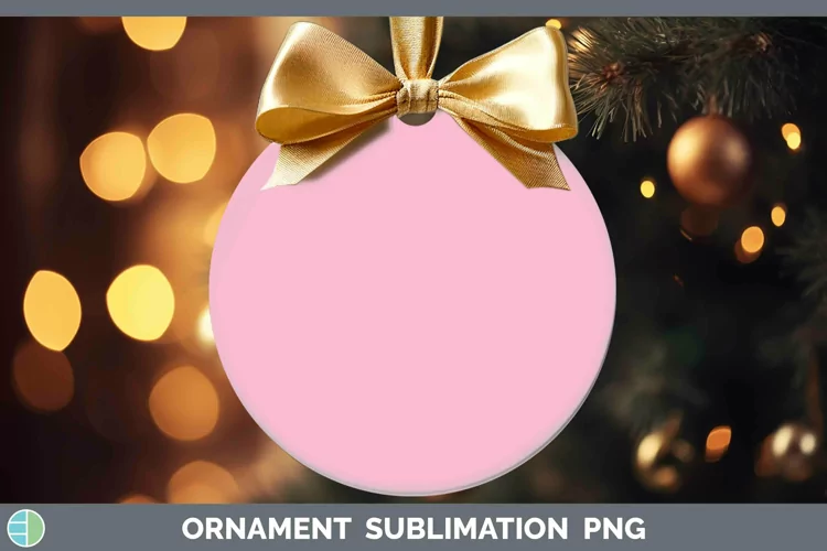 Solid Color - Pink 1 f8b Ornament Sublimation Bauble Designs