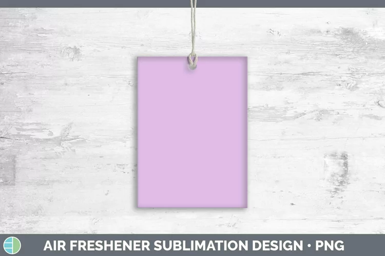 Solid Color - Purple 1 e1b Air Freshener Sublimation Car Fre