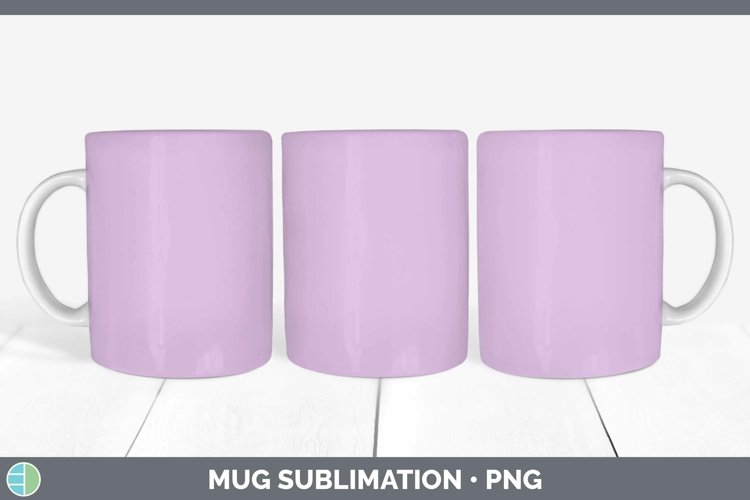GorgeousSolid Color Mug Wrap design.