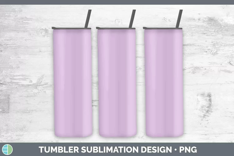 Solid Color - Purple 1 e1b Tumbler Sublimation 20 oz Skinny