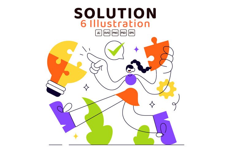 6 Solution Vector Illustration example image 1