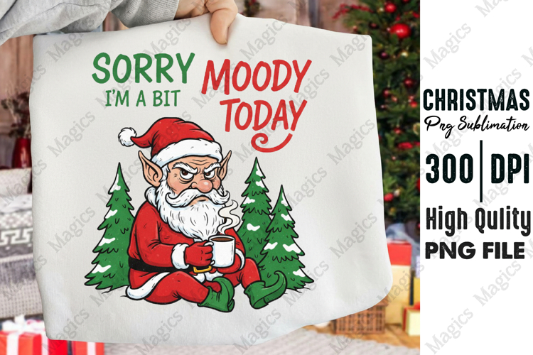 Sorry Im a Bit Moody Today,Christmas Png