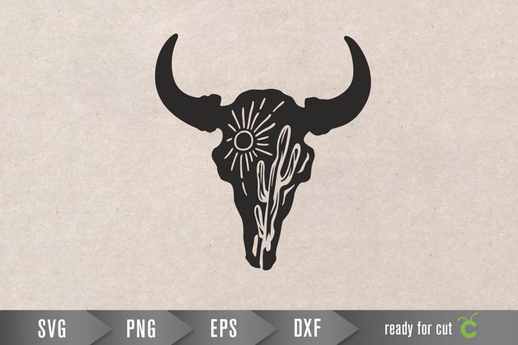 Longhorn Skull Svg Image 22
