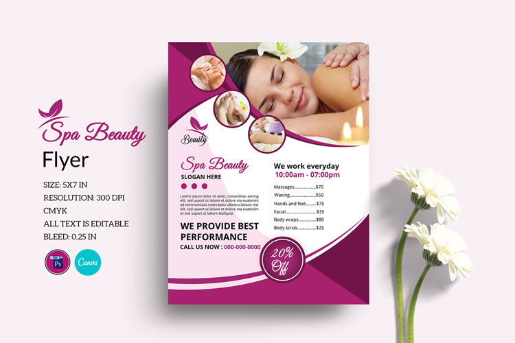 Spa & Beauty Salon Flyer