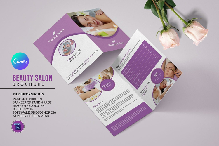 Spa & Beauty Care Salon Brochure