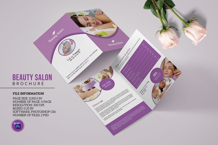 Spa & Beauty Care Salon Brochure