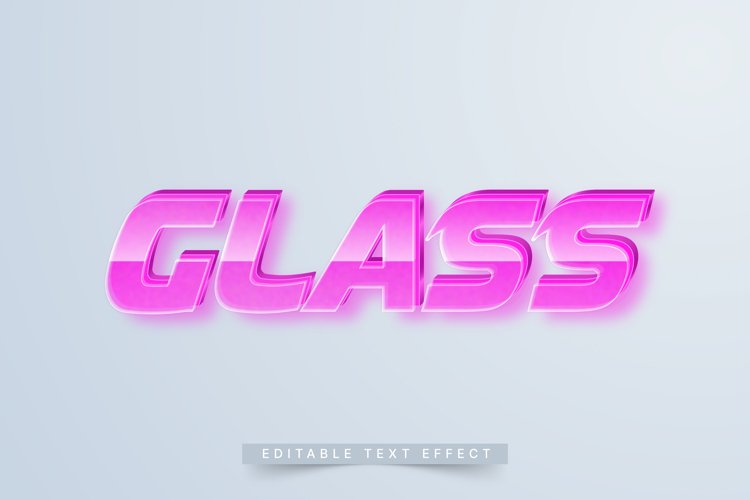 Editable Text Effect for Illustrator. Vector Graphic styles example image 1