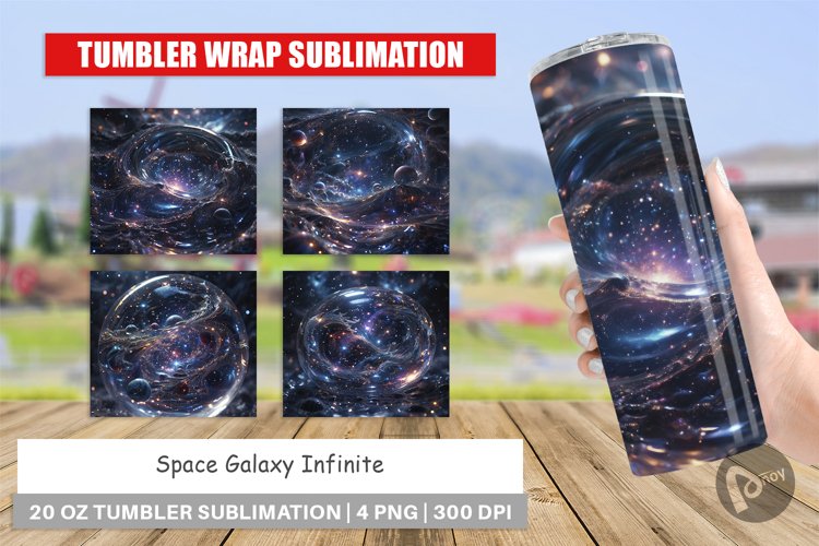 Tumbler Wrap Space Galaxy Infinite