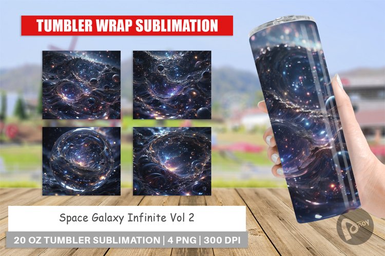 Tumbler Wrap Space Galaxy Infinite