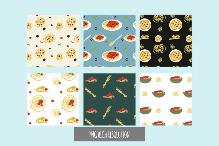 Spaghetti Vintage Pattern Paper Pack