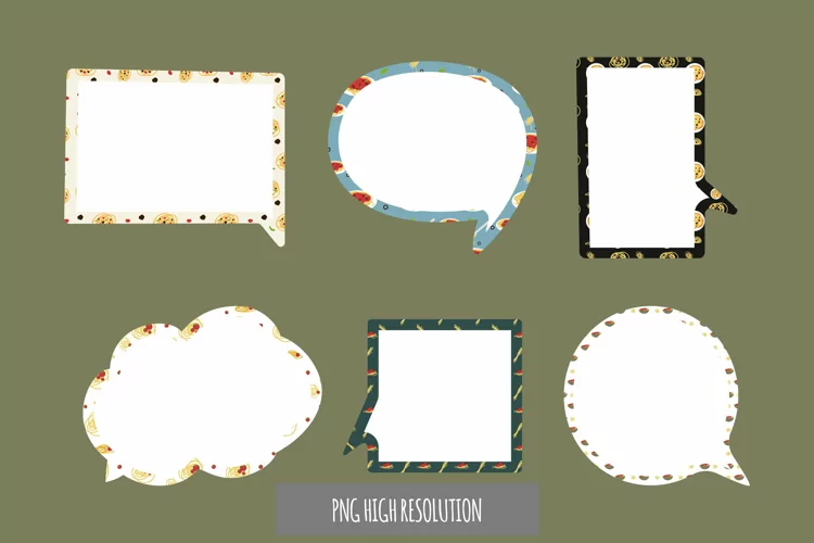 Spaghetti Vintage Speech Bubble