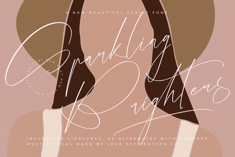 Sparkling Brighters - Beautiful Script Font