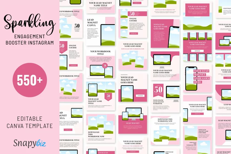 Instagram Engagement Pack - Instagram Editable Bundle