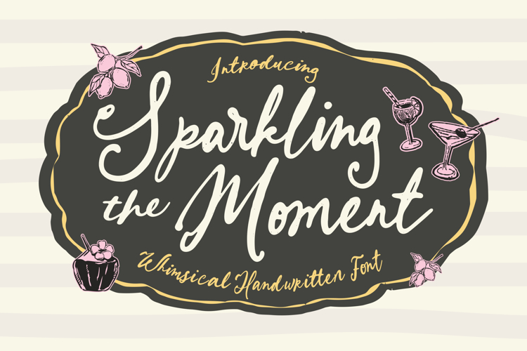 Sparkling Moment - Whimsical Handwritten Script Font