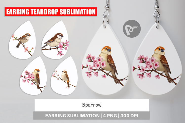 Earring Spring Sparrow