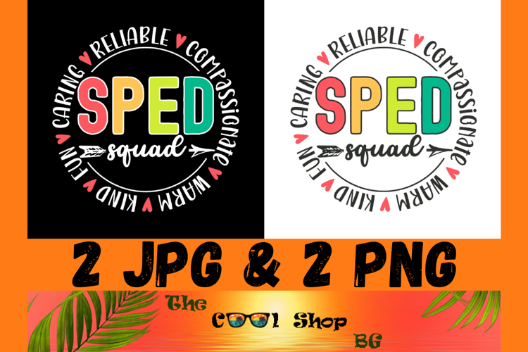 SPED Squad Png Jpg, Special Education Png, Special Ed Squad example image 1