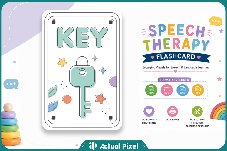 Speech Therapy Flashcard
