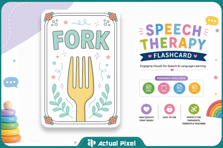 Speech Therapy Flashcard