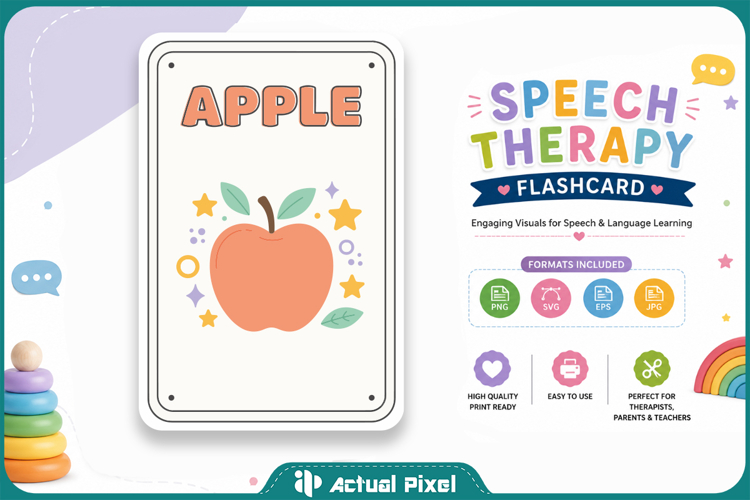 Speech Therapy Flashcard
