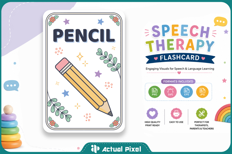 Speech Therapy Flashcard