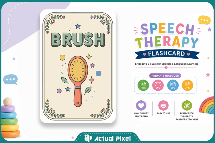 Speech Therapy Flashcard