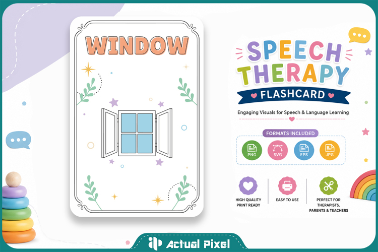 Speech Therapy Flashcard