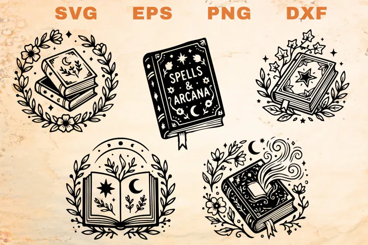 Spell Books SVG