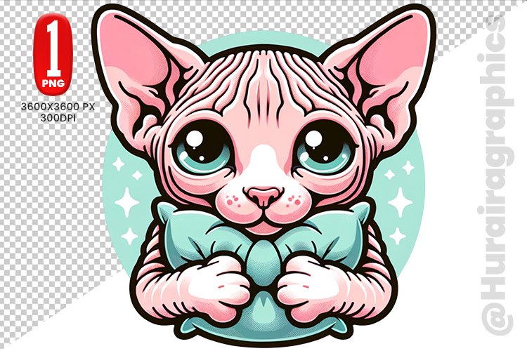 Cute Cat Clipart Image 4