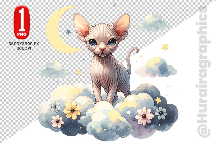 Cute Cat Clipart Image 23