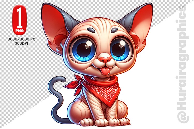 Cute Cat Clipart Image 2