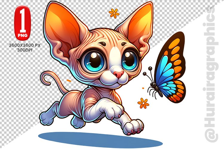 Cute Cat Clipart Image 14