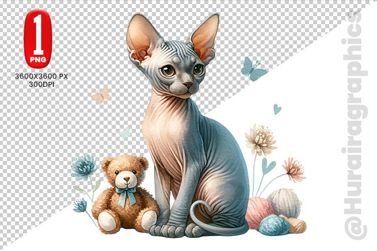 Cute Cat Clipart Image 12