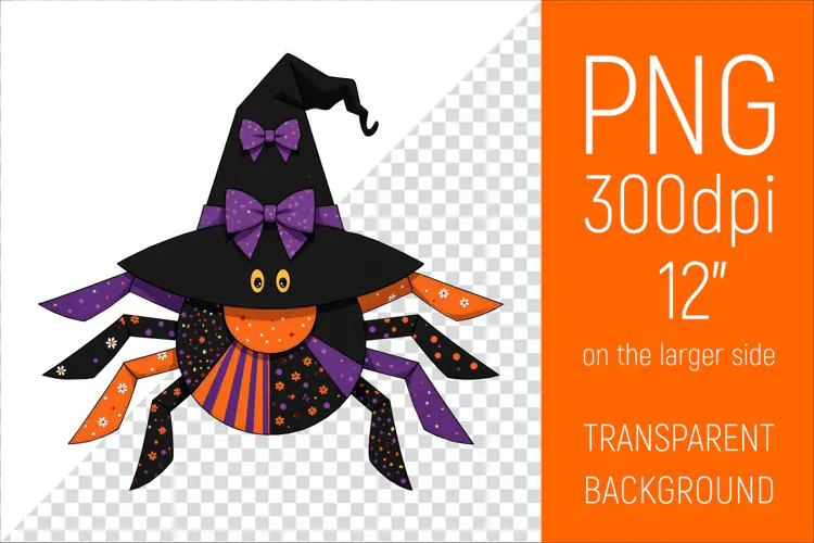 Halloween Spider Clipart | Halloween Party Design