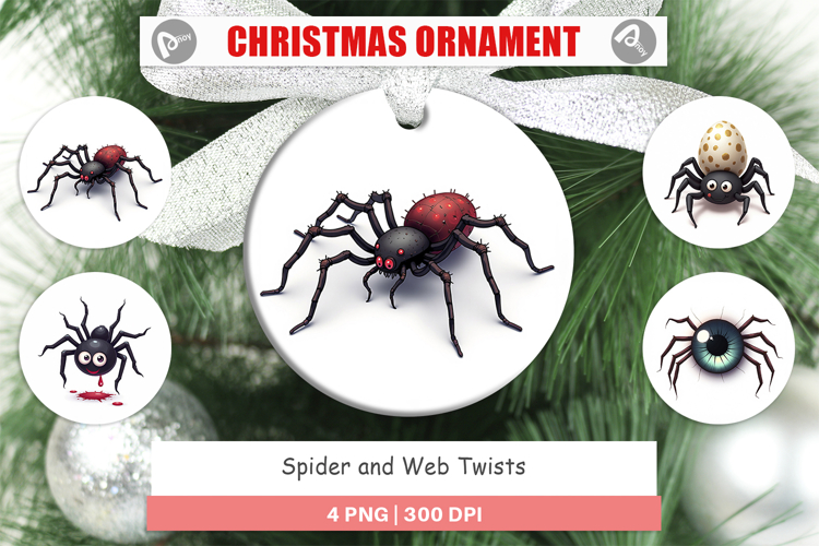 Ornament Spider and Web Twists