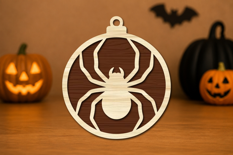 Spider Laser Cut SVG