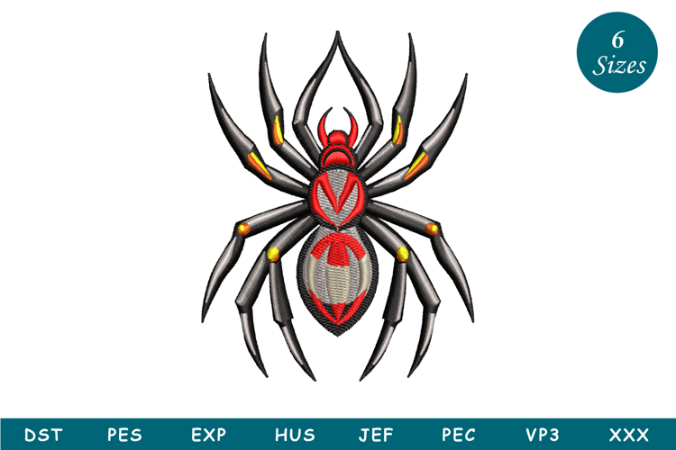 Spider Machine Embroidery