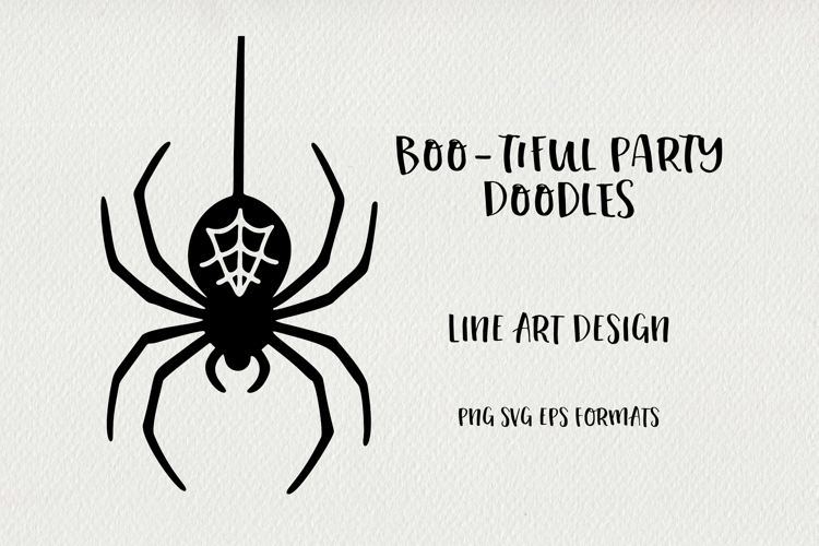 Funny Halloween Line Art Clipart SVG|PNG|EPS