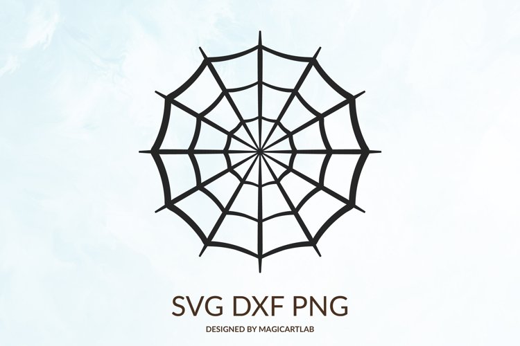 Halloween spider web svg cut file