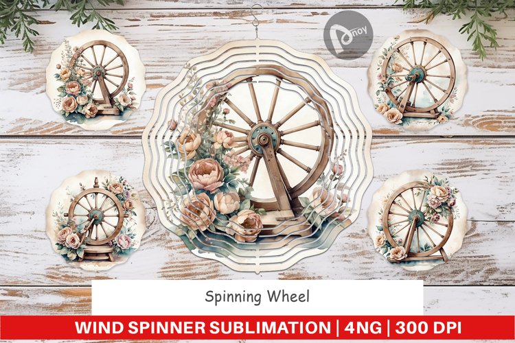 Wind Spinner Spinning Wheel