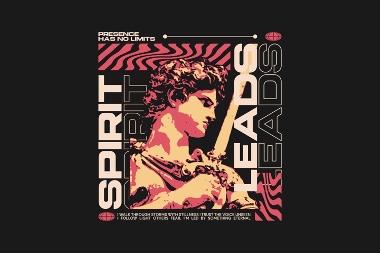 Spirit Urban Streetwear T-shirt Design