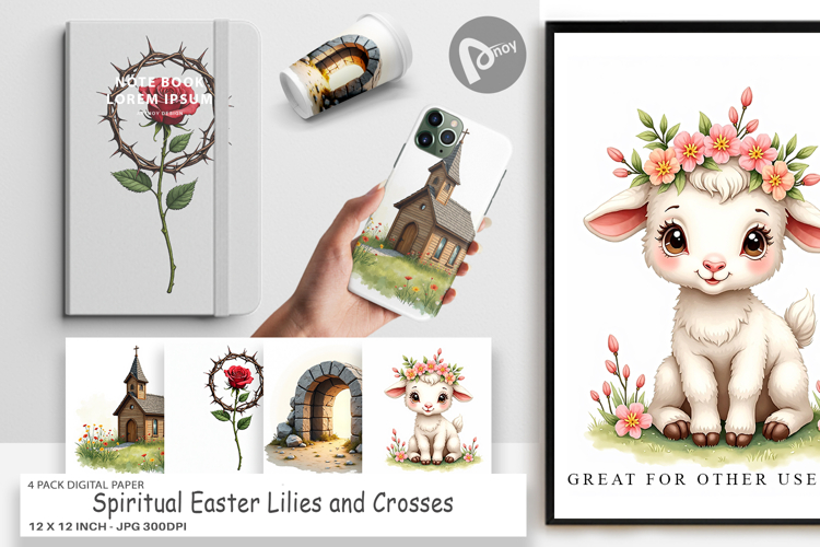 Easter Digital Paper Image 7