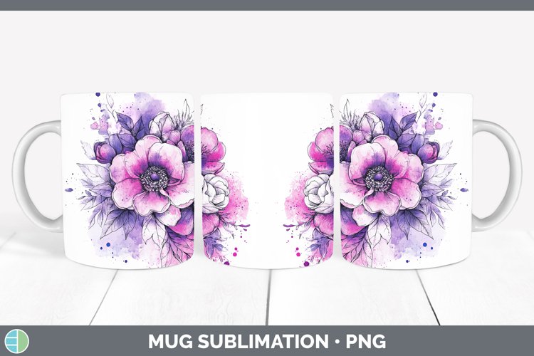 GorgeousSplash Valentine Mug Wrap design.