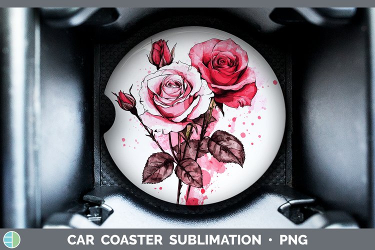 Car Coaster Sublimation Designs