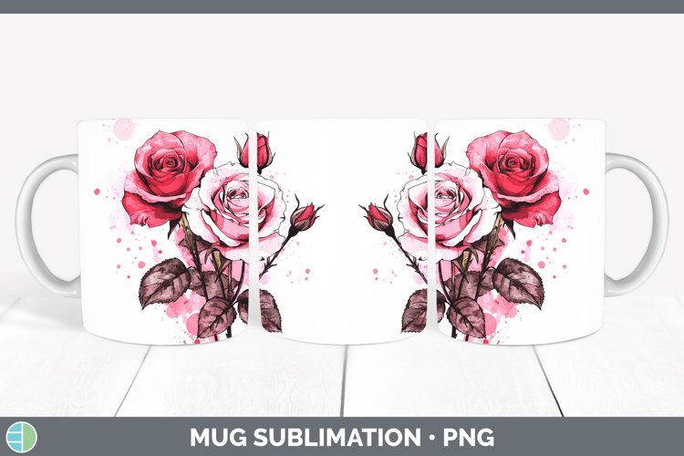 GorgeousSplash Valentine Mug Wrap design.