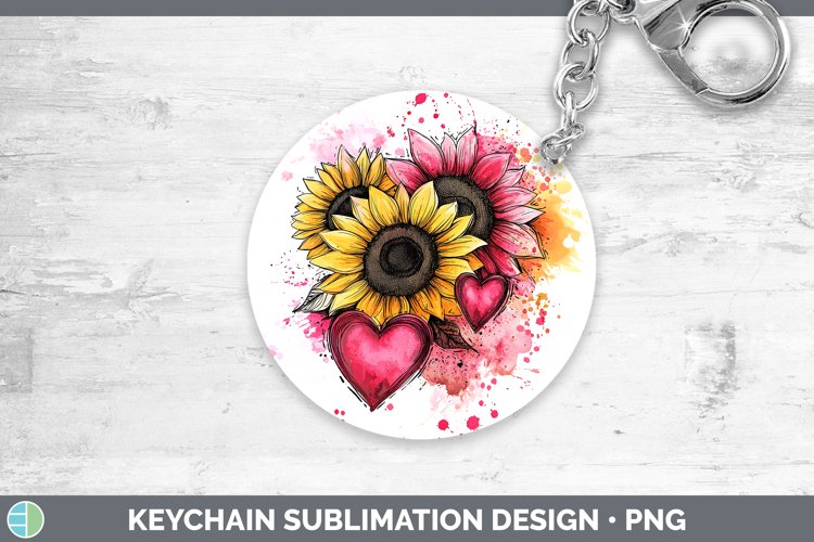GorgeousSplash Valentine Keychain design.