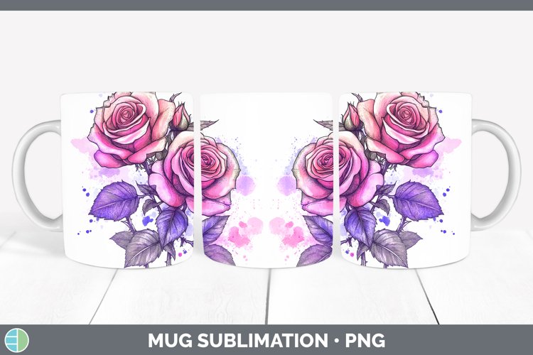 GorgeousSplash Valentine Mug Wrap design.