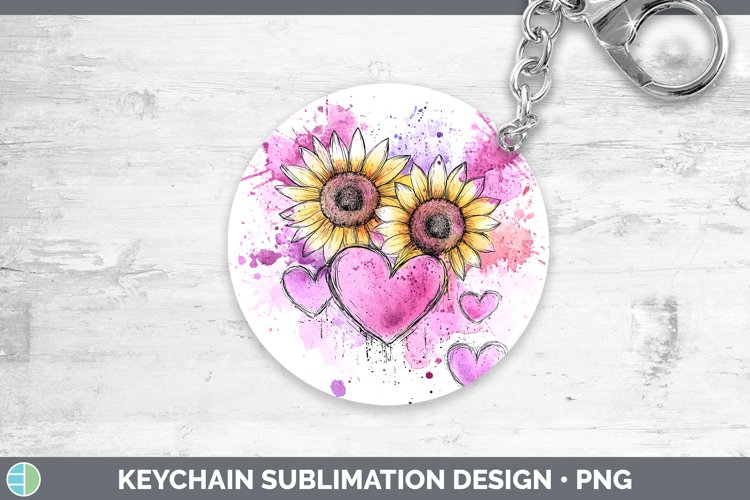 GorgeousSplash Valentine Keychain design.
