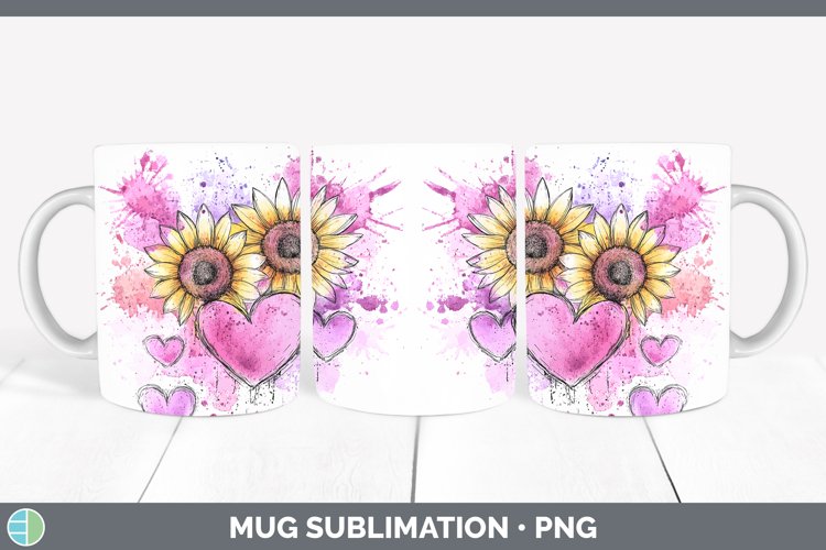 GorgeousSplash Valentine Mug Wrap design.