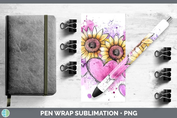 GorgeousSplash Valentine Pen Wrap design.
