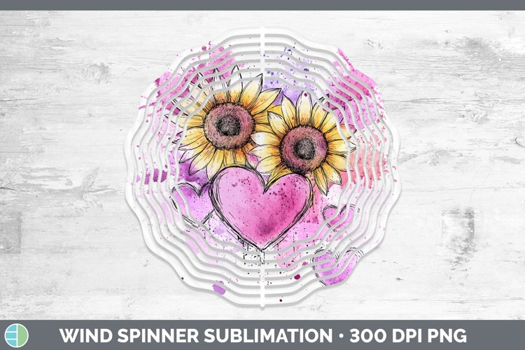 GorgeousSplash Valentine Wind Spinner design.